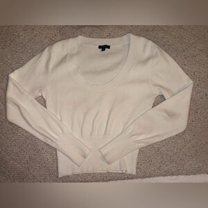 Dynamite Ivory Knit Top